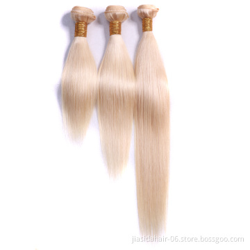 Straight Cheap Factory Price 613 Blond Weave Raw Mink Brazilian Bundles Cuticle Aligned Virgin Human Hair Extension